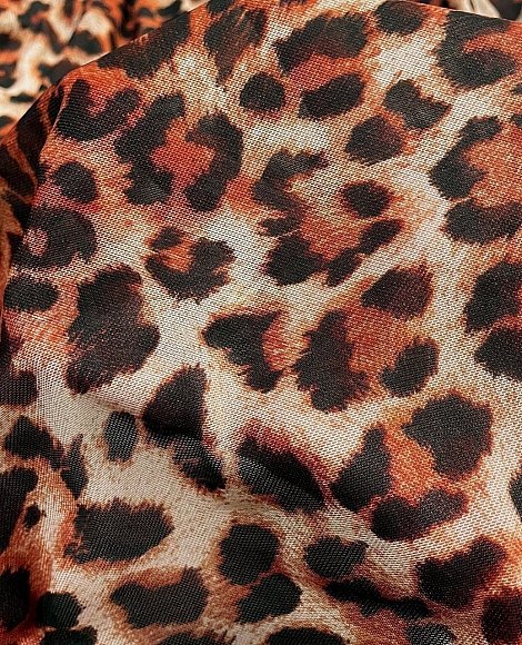 Сетка принт лео кор\бордо