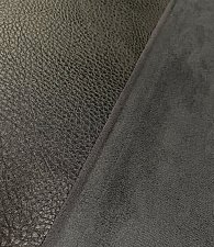 Кожзам фактурный чёрный